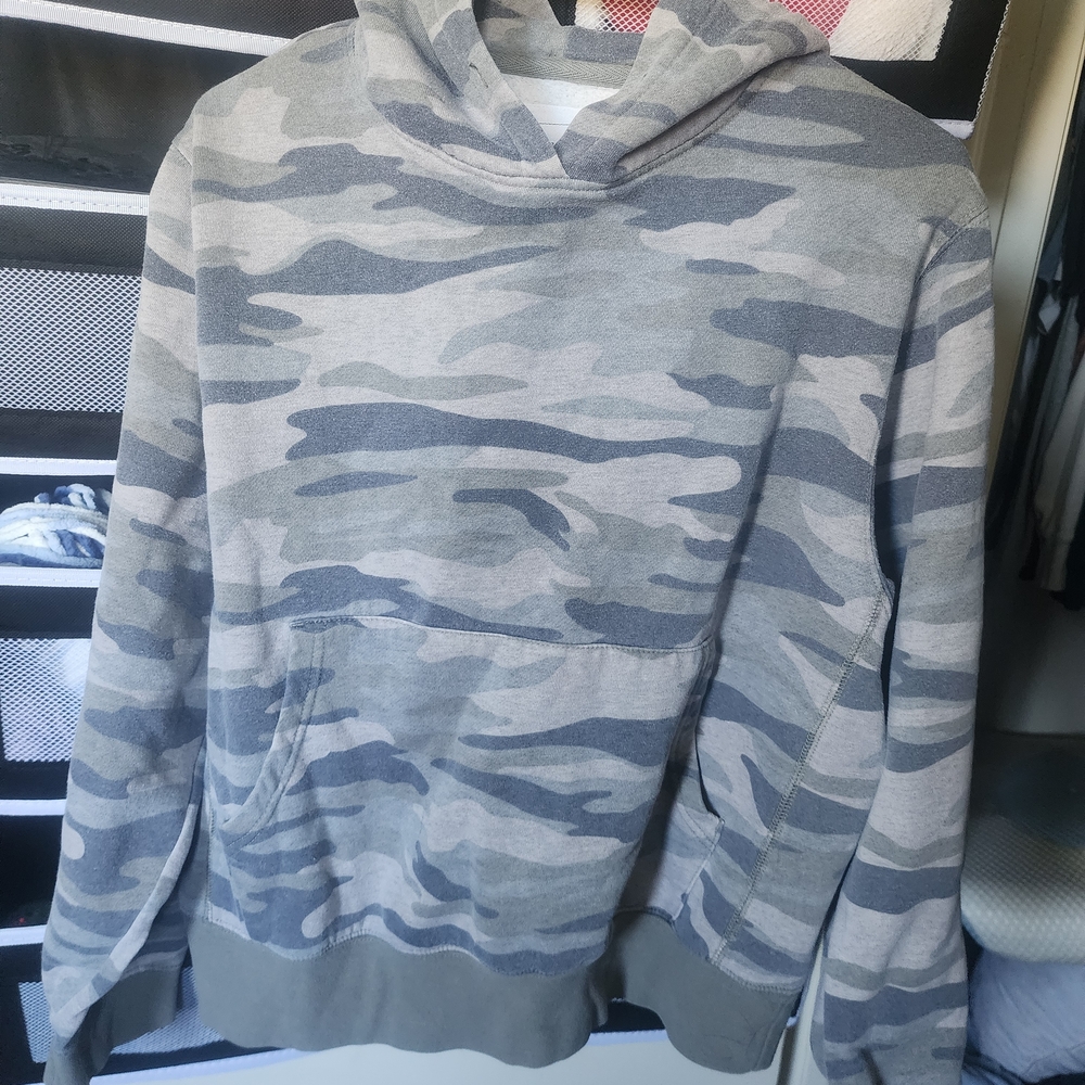 Reflex Gray Camo Hooded Sweatshirt